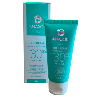 Protetor Solar ANASOL BB Cream FPS 30 