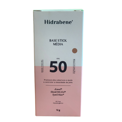 Filtro Solar com Base - Stick HIDRABENE (bege médio)